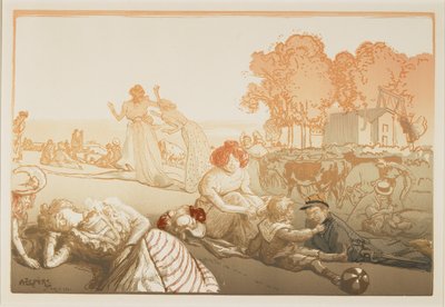 Bucolique moderne by Auguste Louis Lepère